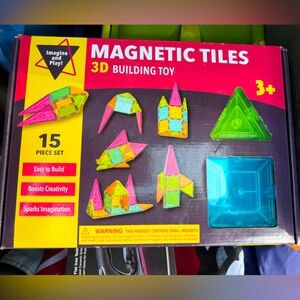 3D magnetic tiles